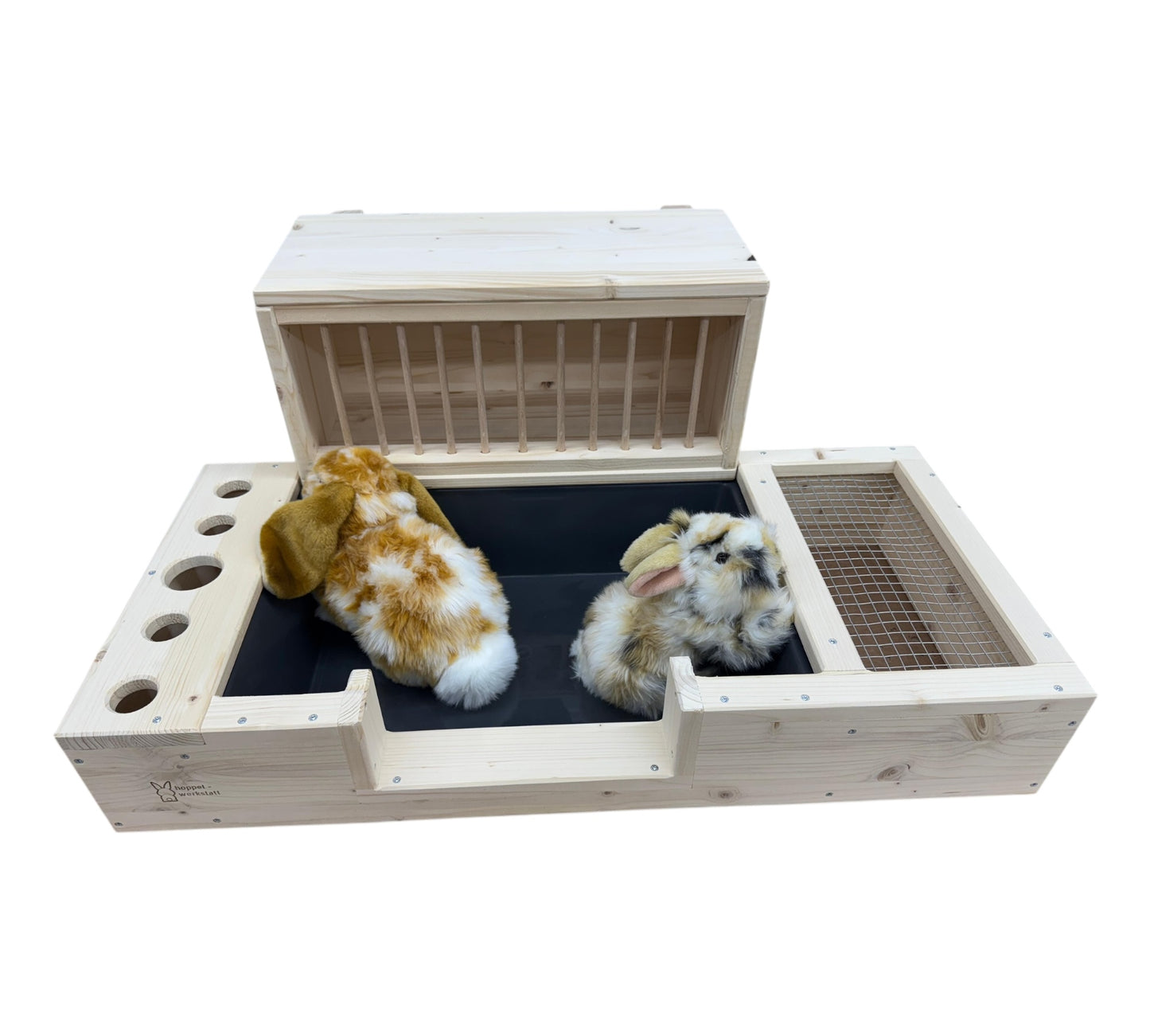 Dandelion Deluxe feeding litter box