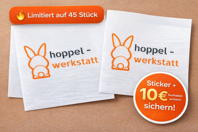 Hoppel-Werkstatt Autoaufkleber – Limited Edition